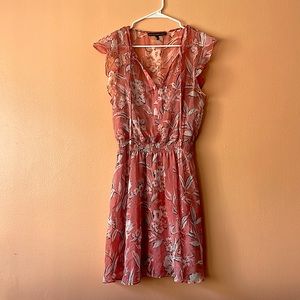 White House Black Market Smocked Waist Dress